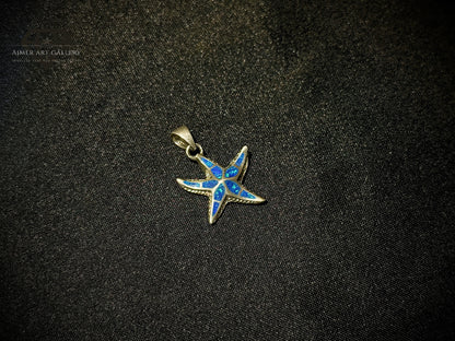 Sea Star Pendant In Silver