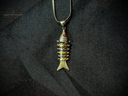 Silver Fish Pendant