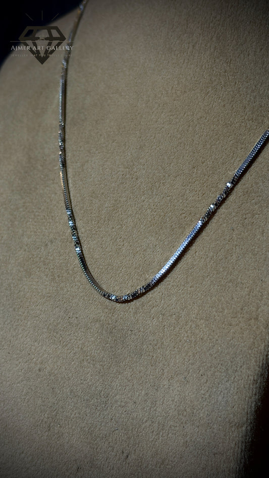 Classic Light Weight Silver Chain