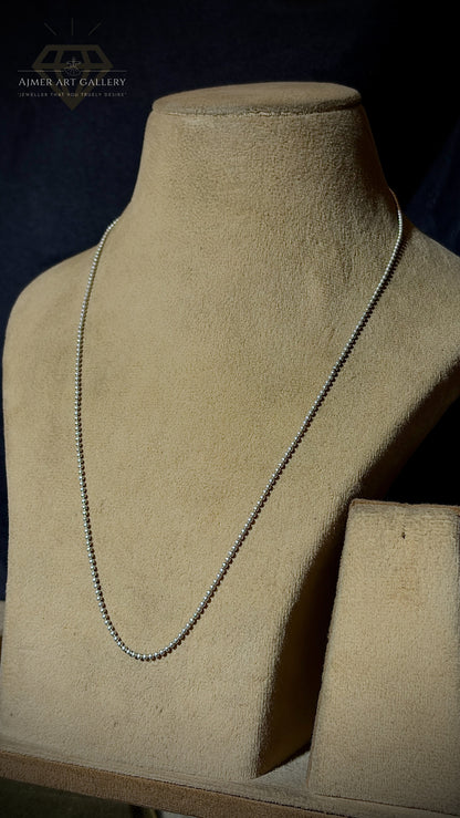 Classic Light Weight Silver Chain