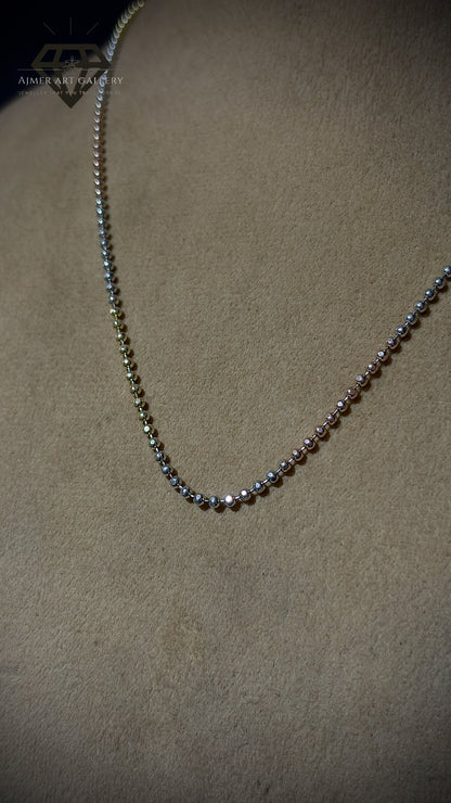 Classic Light Weight Silver Chain