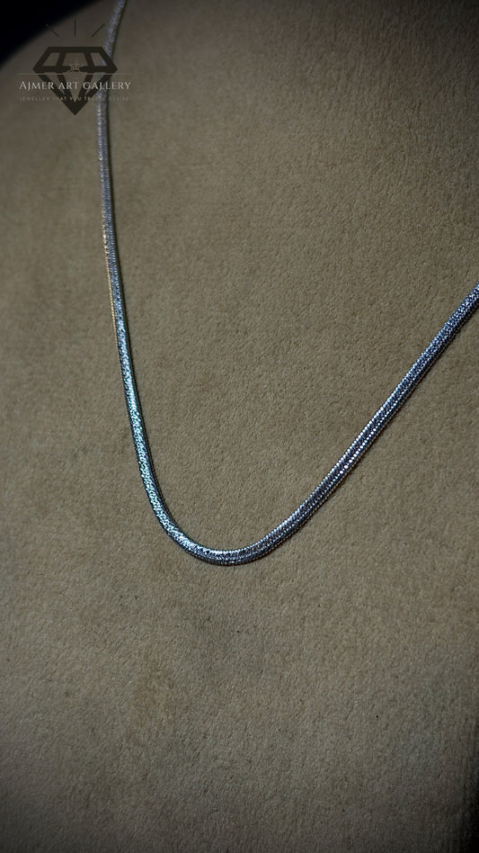Classic Light Weight Silver Chain