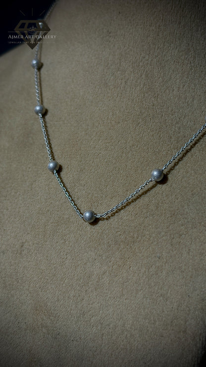 Classic Light Weight Silver Chain
