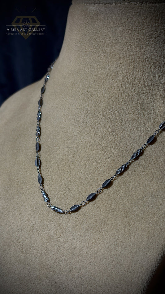 Classic Light Weight Silver Chain