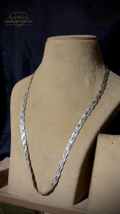 Classic Light Weight Silver Chain