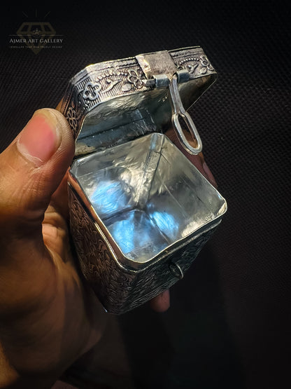 Engraved 92.5 Sterling Silver Box