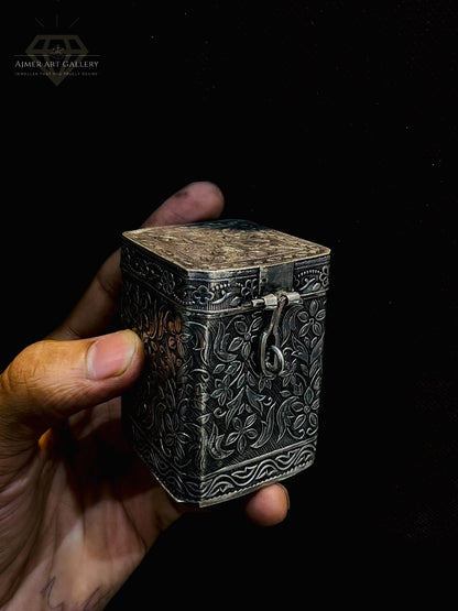 Engraved 92.5 Sterling Silver Box