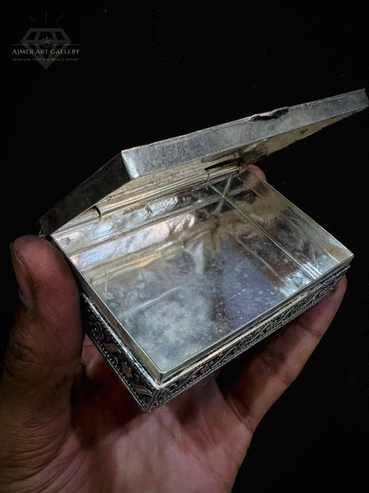 Engraved 92.5 Sterling Silver Box
