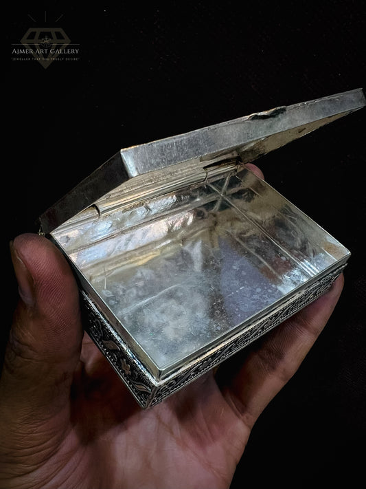 Engraved 92.5 Sterling Silver Box