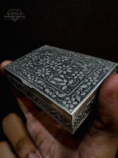 Engraved 92.5 Sterling Silver Box