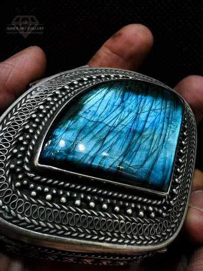 Royal Blue Gemstone 92.5 Silver Box