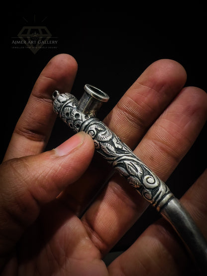 Smoke Pipe In 92.5 Silver