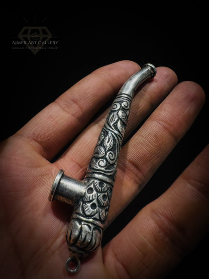 Smoke Pipe In 92.5 Silver