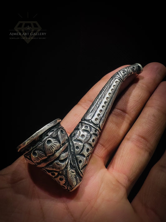 Smoke Pipe In 92.5 Silver