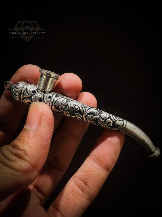 Smoke Pipe In 92.5 Silver