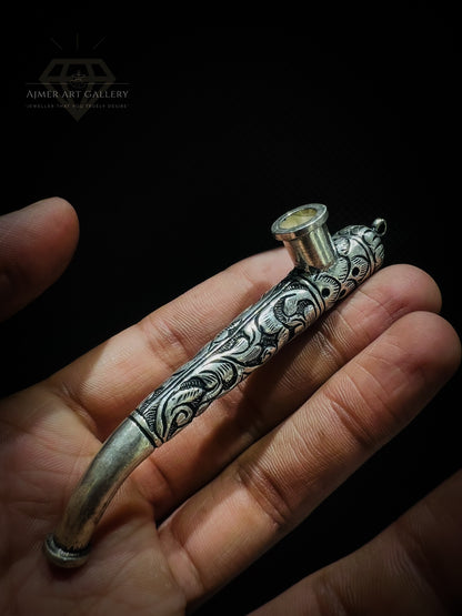 Smoke Pipe In 92.5 Silver