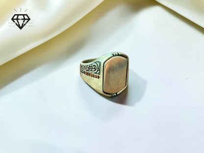 Red Aqeeq Ring