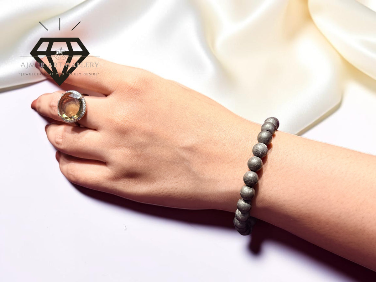 Pyrite Gemstone Bracelet