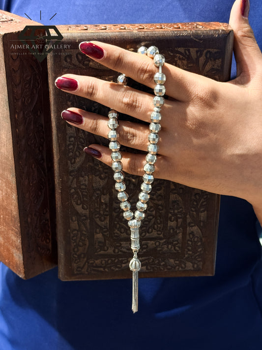 Pure 92.5 Sterling Silver Tasbeeh