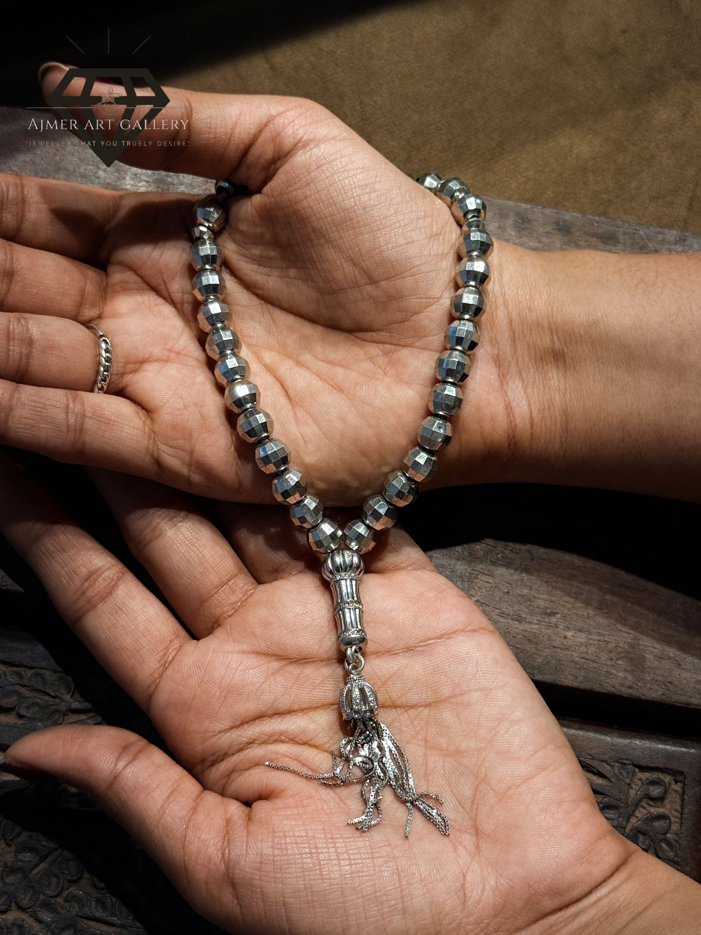 Pure 92.5 Sterling Silver Tasbeeh