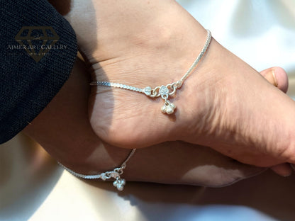Premium Silver Payal
