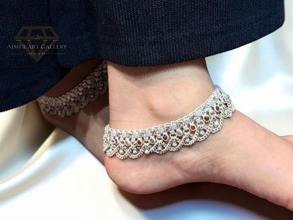 Premium Silver Payal