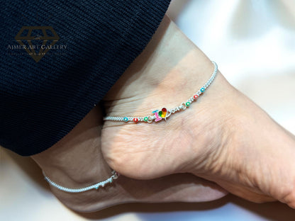 Premium Silver Payal