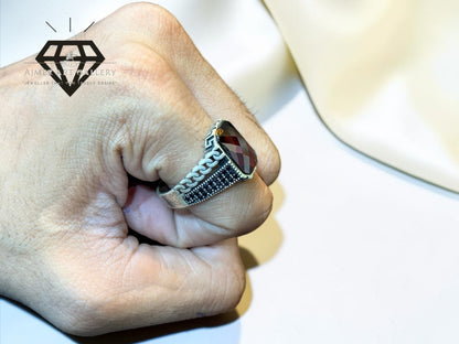 Red Diamond Ring
