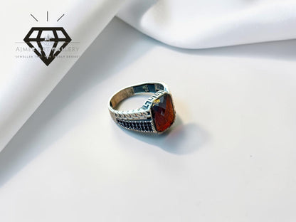 Red Diamond Ring