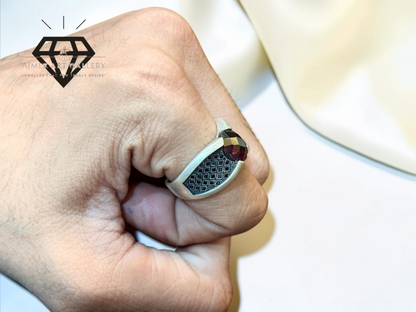 Red Diamond Ring