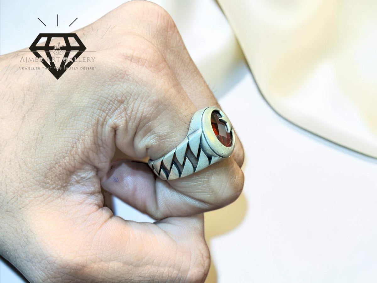 Red Diamond Ring
