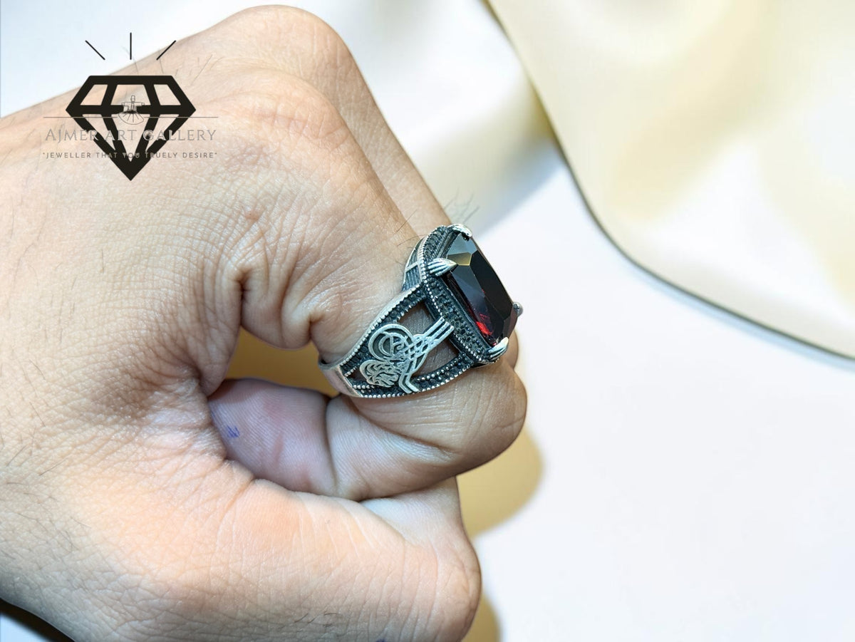 Red Diamond Ring