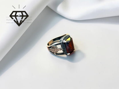Red Diamond Ring