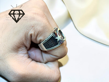 Red Diamond Ring
