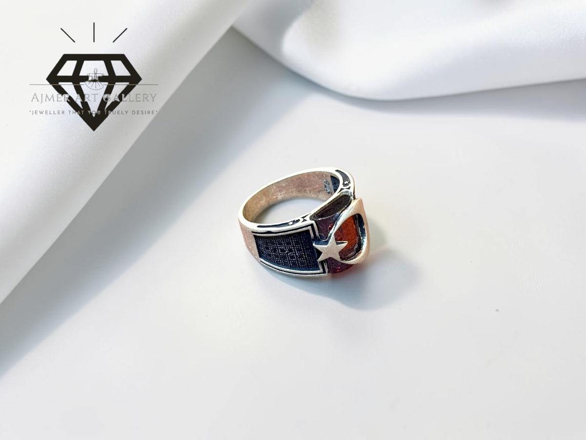 Red Diamond Ring