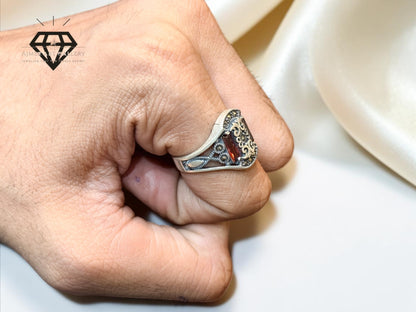 Red Diamond Ring