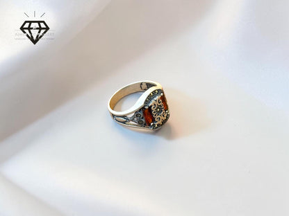 Red Diamond Ring