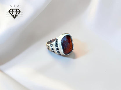 Red Diamond Ring