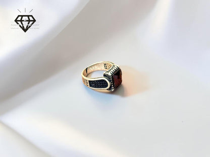 Red Diamond Ring