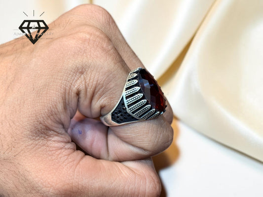 Red Diamond Ring