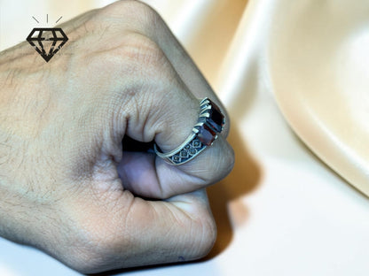 Red Diamond Ring