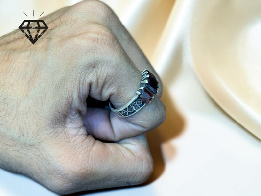 Red Diamond Ring