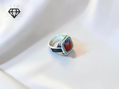 Red Diamond Ring