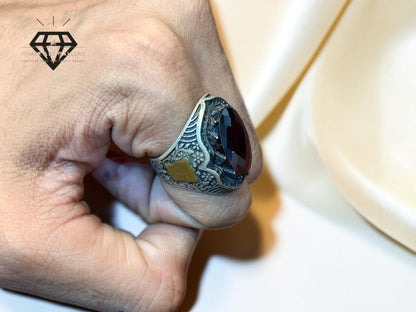 Red Diamond Ring