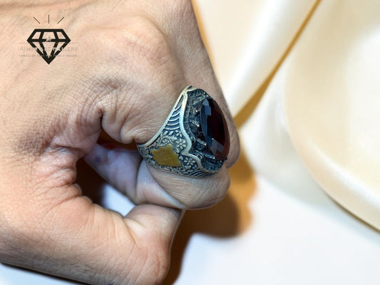 Red Diamond Ring