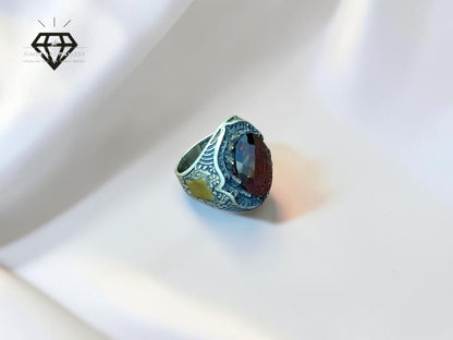 Red Diamond Ring