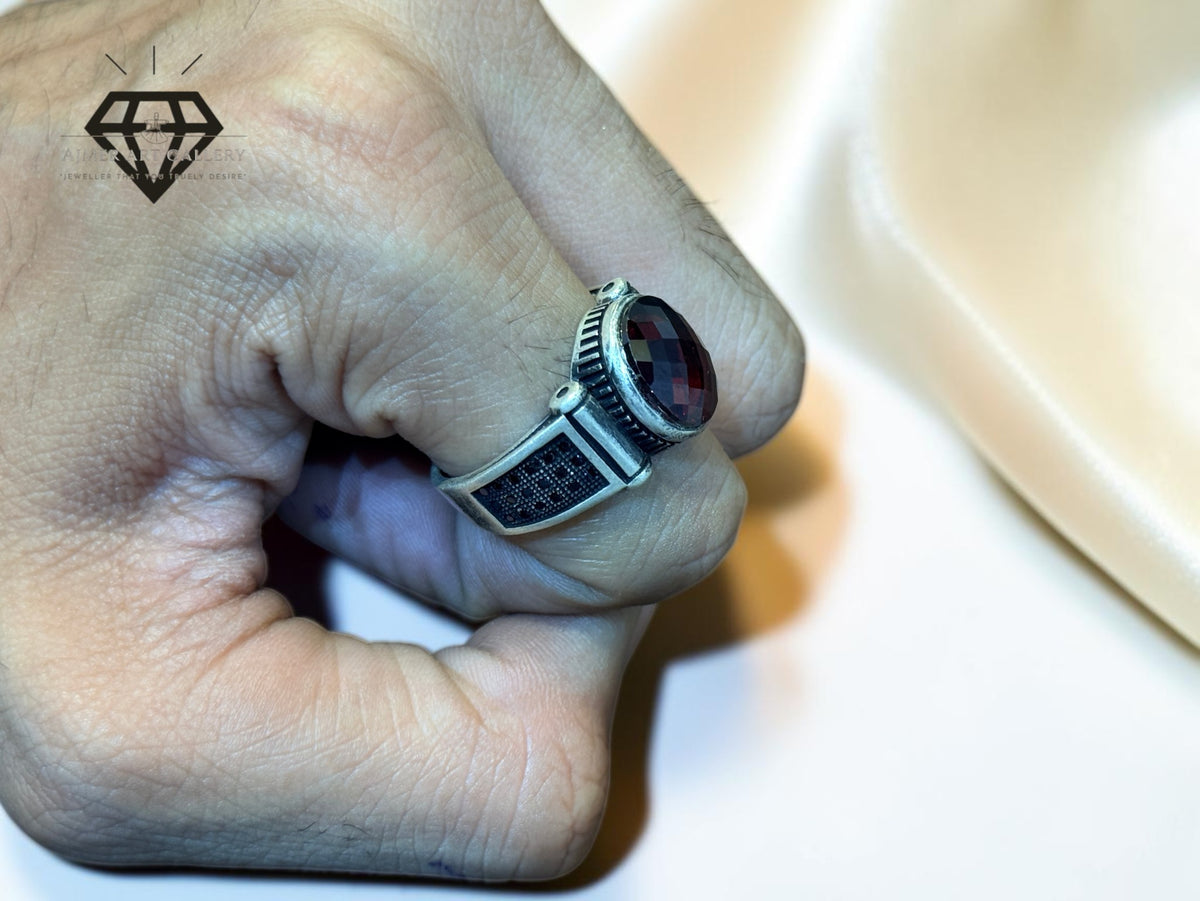 Red Diamond Ring