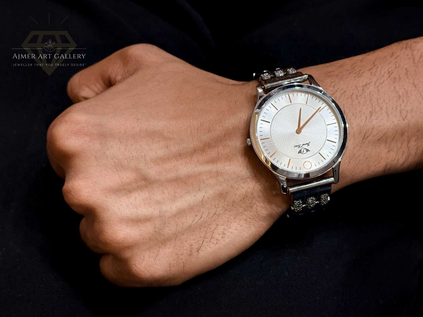 PURE SILVER WATCH FOR MEN'S