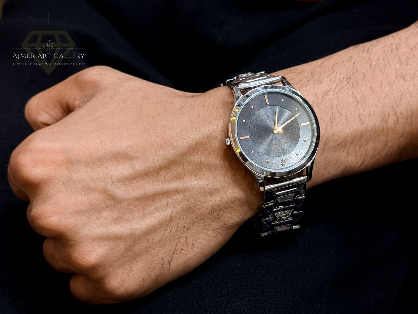 PURE SILVER WATCH FOR MEN'S