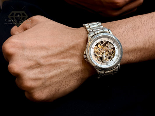 PURE SILVER WATCH FOR MEN'S